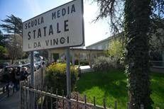 Trescore Balneario, l'istituto comprensivo di Leonardo Da Vinci, teatro dell'aggressione - Fotogramma /Ipa