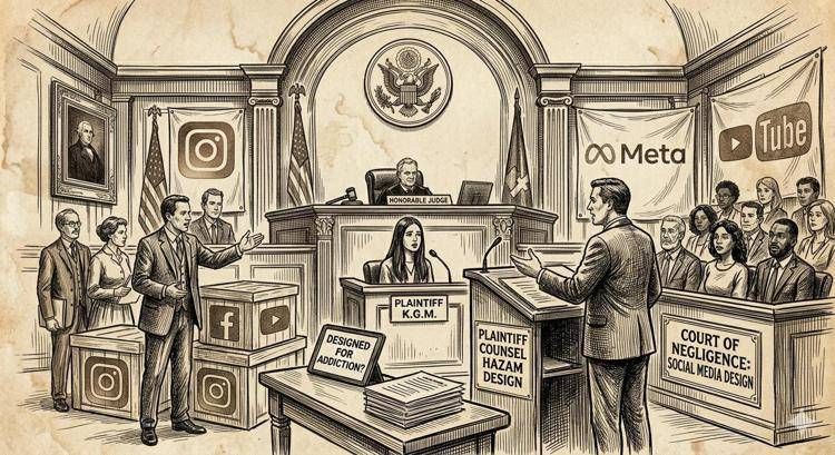 Meta e YouTube sono ritenute responsabili di aver creato prodotti che inducono dipendenza