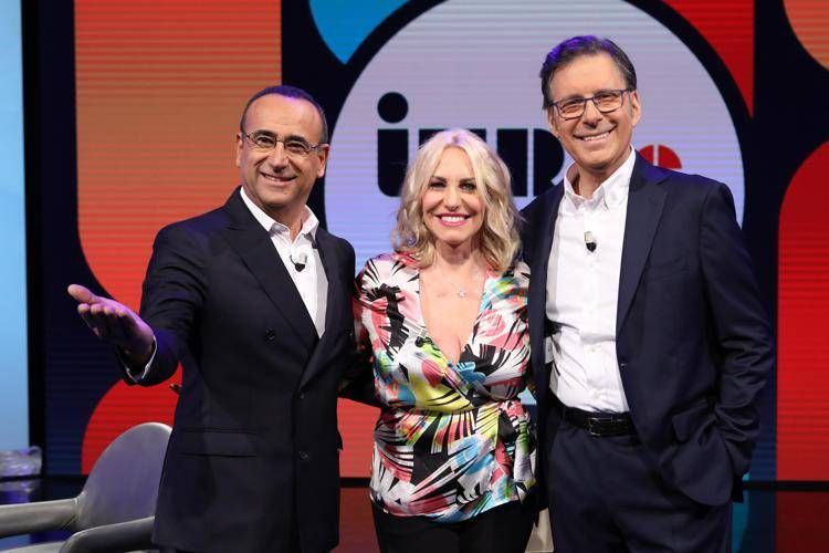 Carlo Conti, Antonella Clerici, Fabrizio Frizzi - fotogramma/ipa