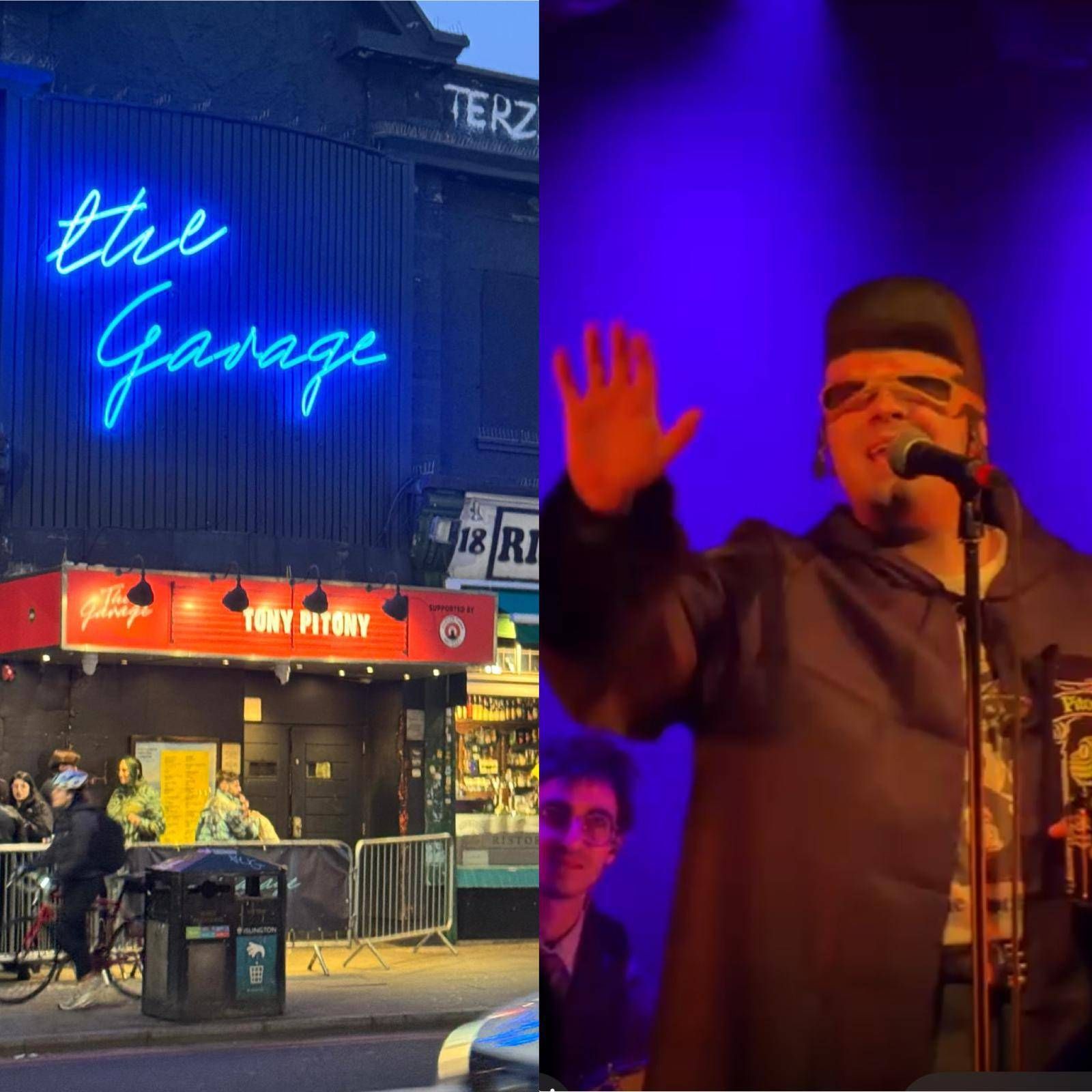 TonyPitony strega Londra, show tra musica e battute bilingue