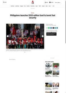 Singapore: Philippine Energy Department activates emergency fuel security fund