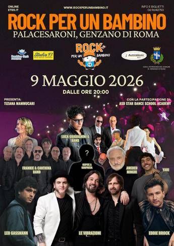 Musica e Solidarietà, a Genzano XVI edizione 'Rock per un bambino'