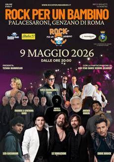 Musica e Solidarietà, a Genzano XVI edizione 'Rock per un bambino'