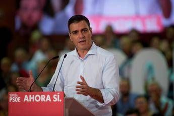 Il premier spagnolo Pedro Sanchez (Afp)