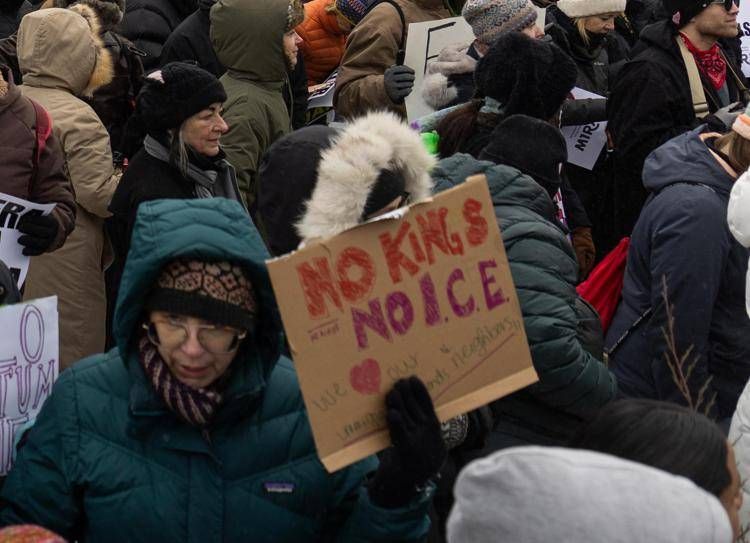 Manifestazione 'No Kings No Ice' negli Usa - Fotogramma /Ipa