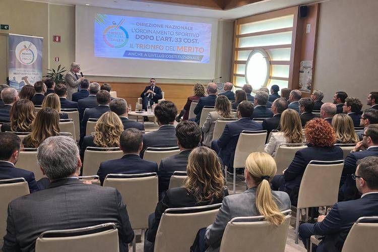 La Direzione Nazionale di Meritocrazia Italia a Milano, 'L'Ordinamento sportivo alla luce art. 33 Costituzione'