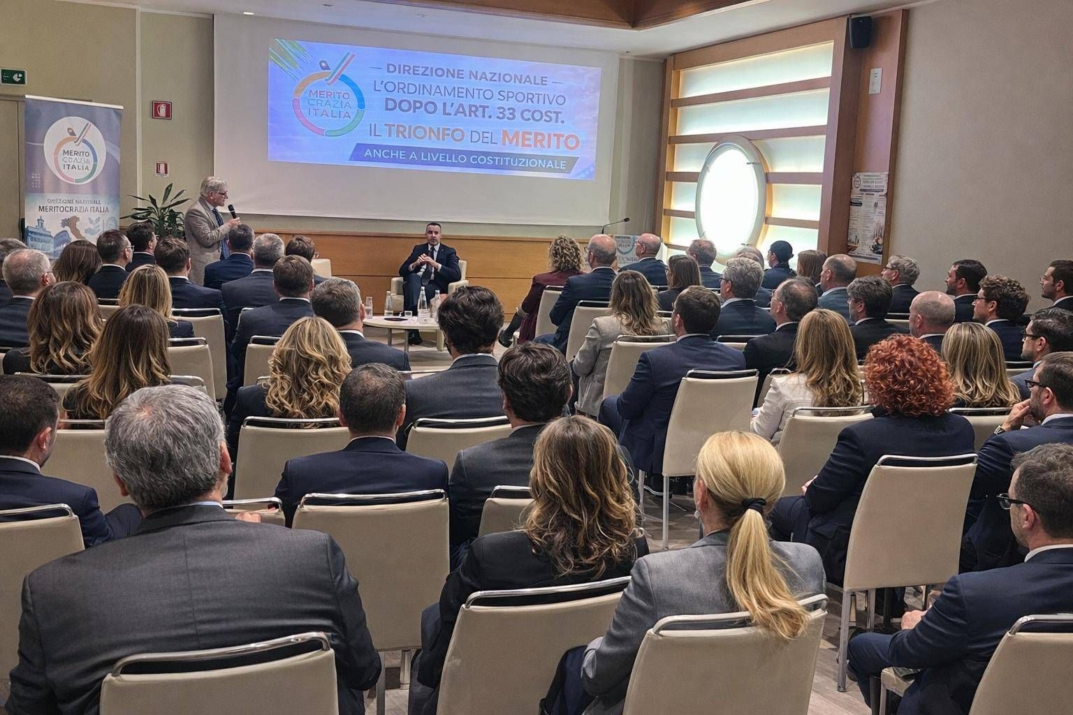 La Direzione Nazionale di Meritocrazia Italia a Milano, ‘L’Ordinamento sportivo alla luce art. 33 Costituzione’