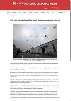 Cina: Studenti e docenti italiani in Cina per formazione avanzata sui droni