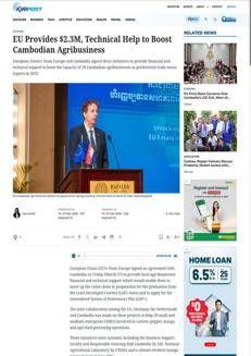 Cambogia: Esportazioni di anacardi lavorati verso l'Italia prendono il via con il supporto UE