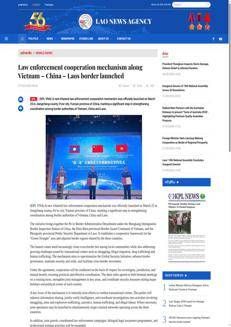 Laos: Lanciato nuovo meccanismo di cooperazione trilaterale per la sicurezza dei confini