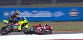 L'incidente tra Marquez e Di Giannantonio - X