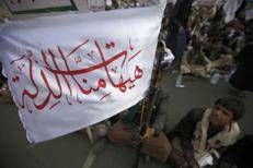 Sostenitori degli Houthi a Sanaa, capitale dello Yemen (Fotogramma/Ipa) - Fotogramma/Ipa