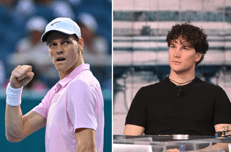 Sinner e Franzoni - fotogramma/ipa