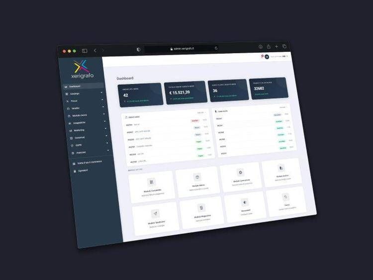 Xerigrafo, piattaforma cloud italiana per la gestione della stampa personalizzata