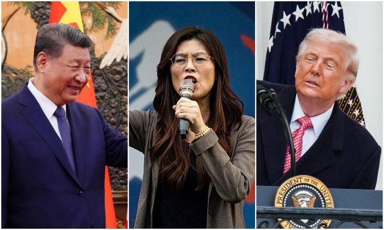 Xi Jinping, Cheng Li-wun, Donald Trump - Ipa/Wikipedia