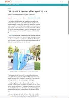 Vietnam: Economic dossiers between VIFC, energy, infrastructure, and HSBC loan to Hạ tầng GELEX