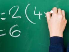 Insegnante alla lavagna (Foto )