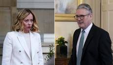 Giorgia Meloni e Keir Starmer (Fotogramma/Ipa)