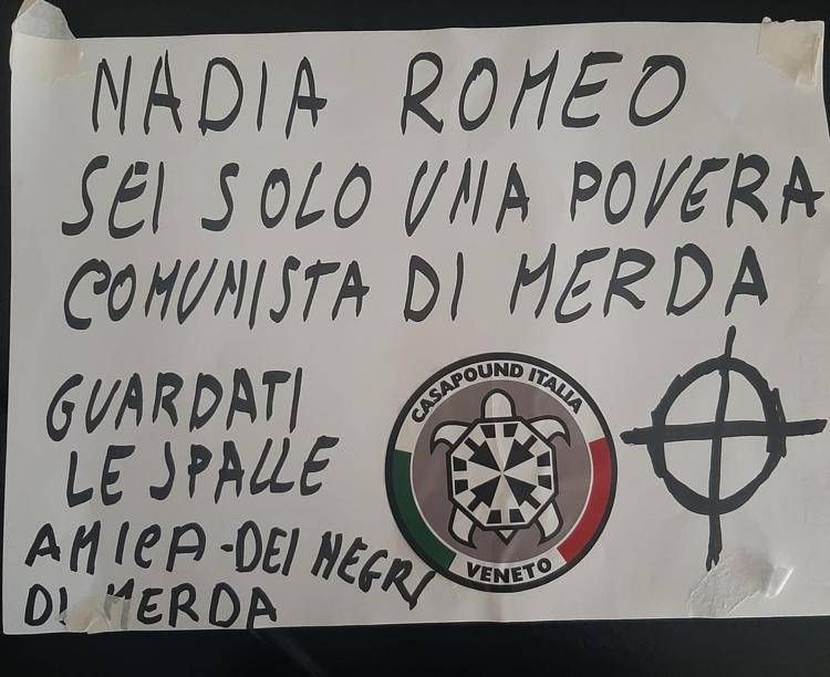 Manifesto di CasaPound con minacce a deputata Romeo, Braga (Pd): 