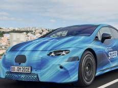 Mercedes EQS introduce lo steer-by-wire