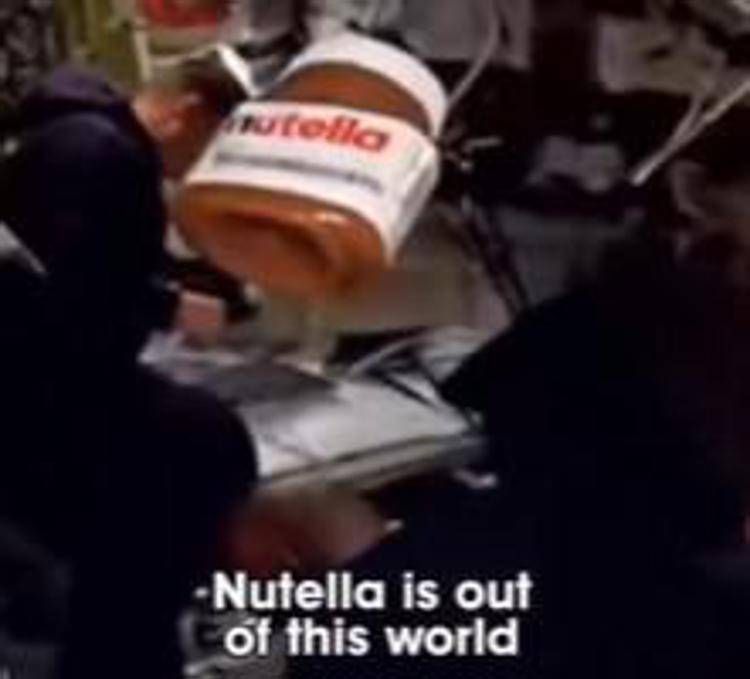 La Nutella verso la Luna con Artemis II, il video diventa virale