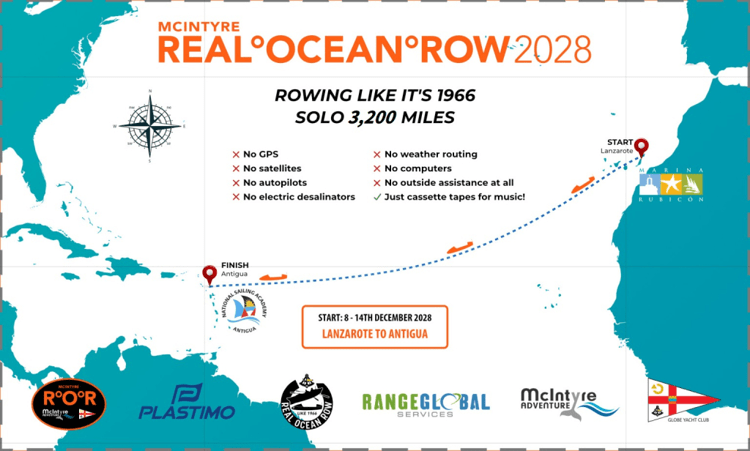 Nel 2028 la nuova regata estrema di McIntyre: traversata atlantica a remi senza strumenti moderni
