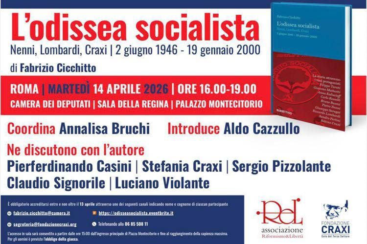 Fabrizio Cicchitto racconta 'L'odissea socialista' da Nenni a Craxi