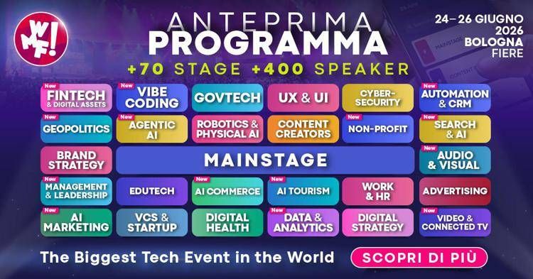Fiere, a We Make Future 2026 stage formativi e speaker internazionali