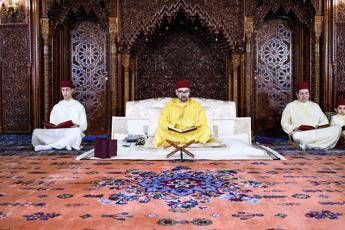 Mohammed VI, re del Marocco (al centro).  - Fotogramma/Ipa