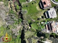 La frana di Petacciato, foto dei Vigili del fuoco 