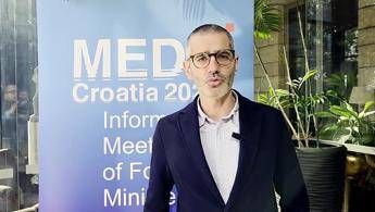 Tajani a Spalato per riunione ministeriale gruppo Med 9: videoselfie dal nostro inviato