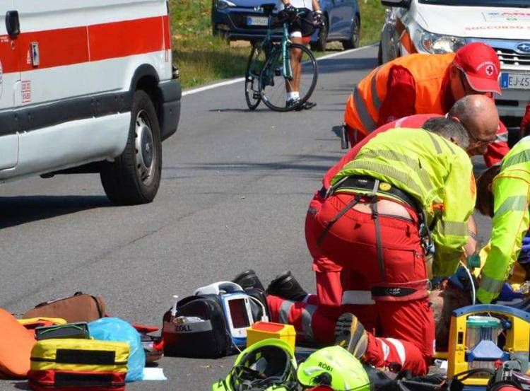 Ciclisti investiti, repertorio (Fotogramma/Ipa)