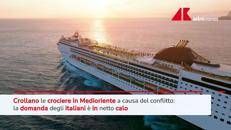 Crollano le crociere in Medio Oriente, guerra spaventa gli italiani