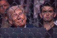 Trump spettatore dell'UFC