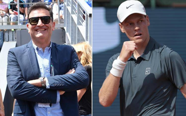 Max Giusti e Jannik Sinner - (Ipa)