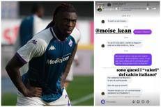Moise Kean e la chat con Pengwin - Ipa/Fotogramma e Instagram