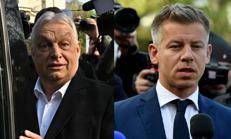 Viktor Orban e Peter Magyar (Afp)