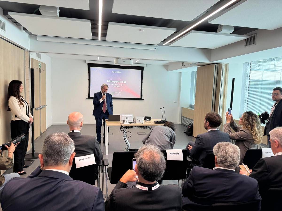 'Fibra ottica: il futuro del Made in Italy', evento Open Fiber a Roma