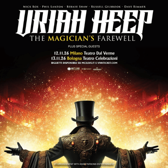 Uriah Heep tornano in Italia con due date a novembre