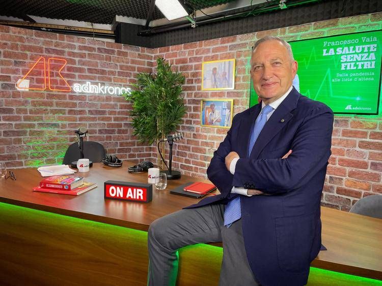 Francesco Vaia negli studi Adnkronos  - Adnkronos