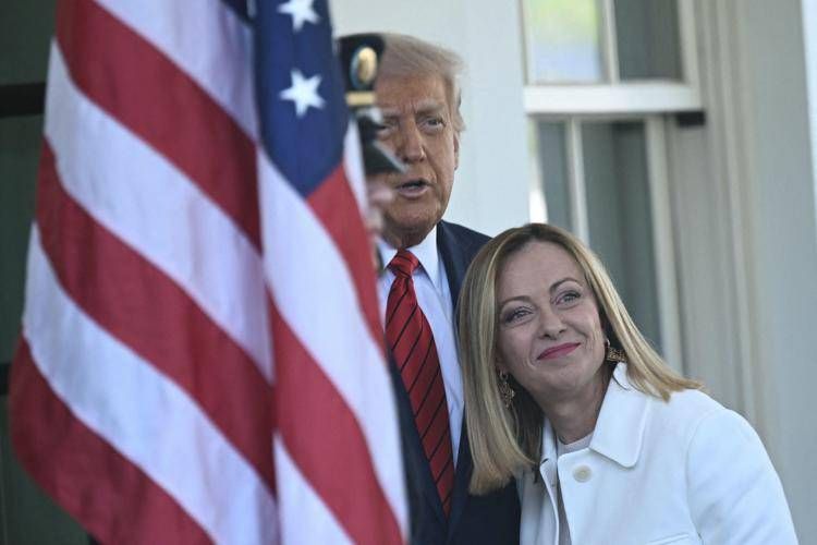 Donald Trump e Giorgia Meloni