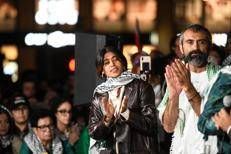 L'eurodeputata della France Insomise Rima Hassan  - Fotogramma/Ipa