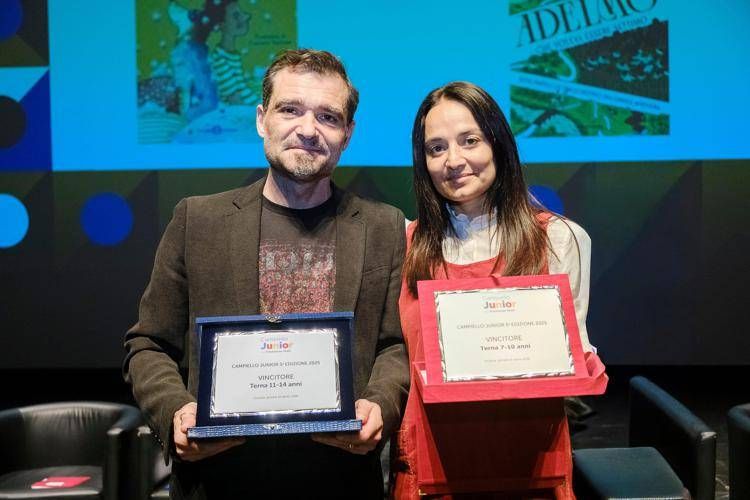 (I due premiati del Campiello Junior)