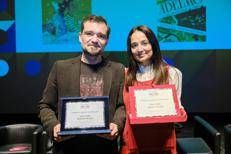 (I due premiati del Campiello Junior)