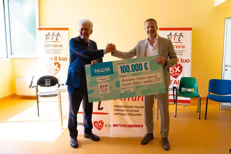 Cure domiciliari onco-ematologiche, Ail riceve 100mila euro da campagna Tigotà