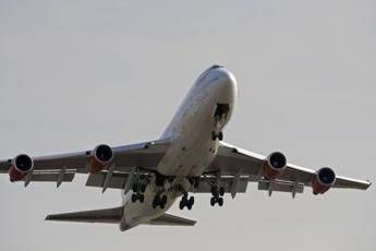 Un Boeing 747 decolla. - Fotogramma/Ipa