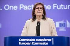 La commissaria europea per il Mediterraneo Dubravka Suica. - Fotogramma/Ipa
