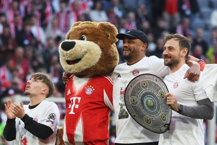 La festa del Bayern - Afp