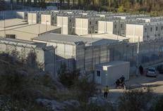 Il centro di Gjader in Albania (Fotogramma/Ipa)