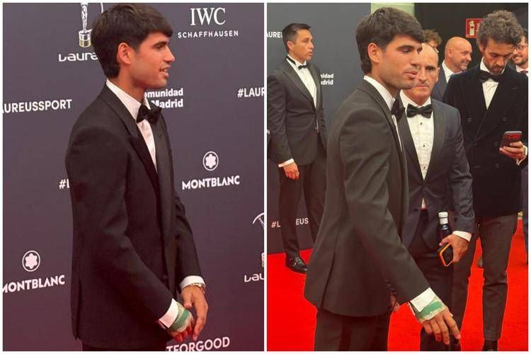 Alcaraz ai Laureus Awards di Madrid